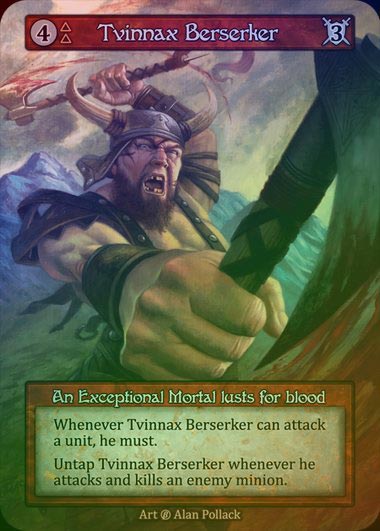 【FOIL】[Fire] Tvinnax Berserker [beta-Exceptional]